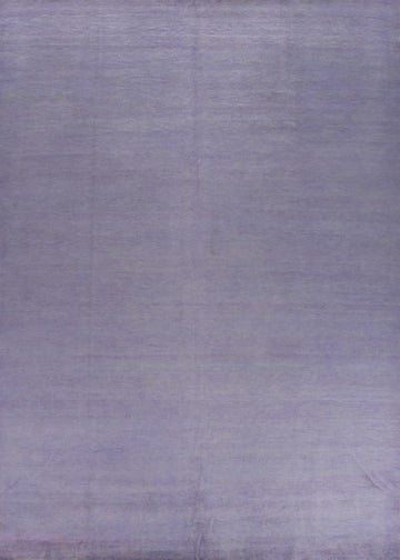 Violet Wool Vegetable Dye Gabbeh Persian Area Rug 10x13