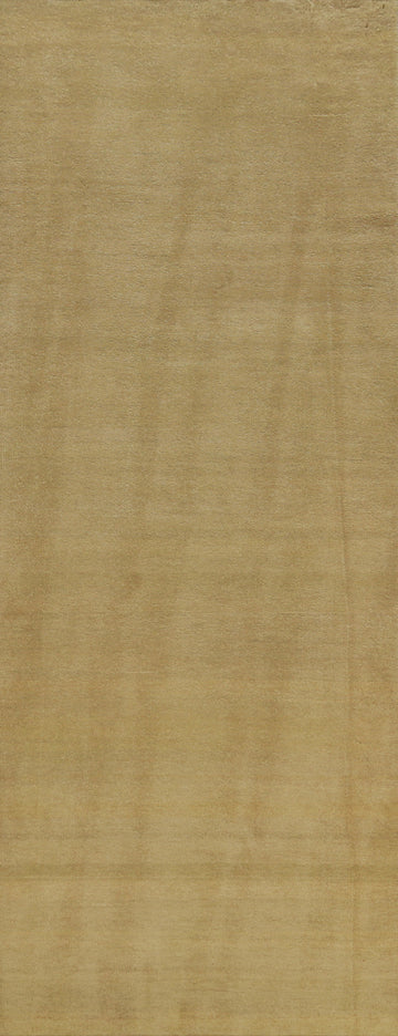 Modern Wool Gabbeh Persian Runner Rug 3x10