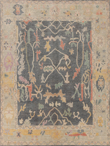 Vegetable Dye Oushak Turkish Area Rug 8x10