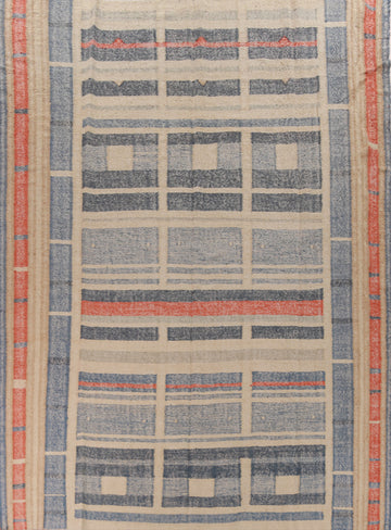 Vegetable Dye Kilim Turkish Large Rug 11x13
