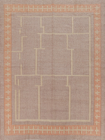 Vegetable Dye Kilim Turkish Area Rug 8x10