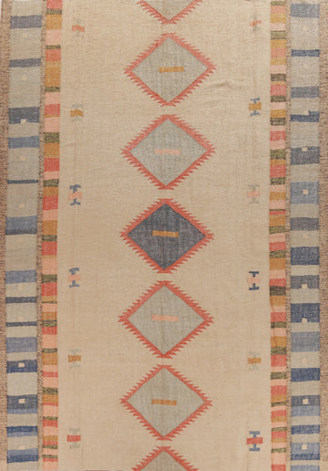 Contemporary Jute Kilim Turkish Area Rug 10x13