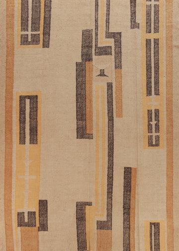 Vegetable Dye Jute Kilim Turkish Area Rug 9x12