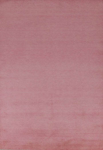Light Pink Modern Gabbeh Vegetable Dye Area Rug 6x9