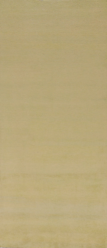 Pistachio Green Wool Gabbeh Persian Runner Rug 3x8