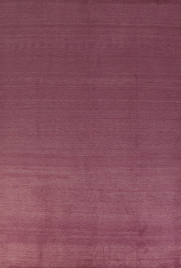 Vegetable Dye Purple Gabbeh Persian Area Rug 8x11