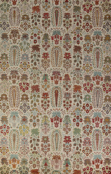 All-Over Floral Ziegler Oriental Area Rug 7x10