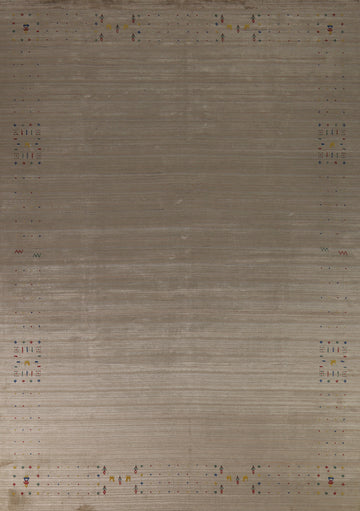 Camel Wool Handmade Gabbeh Indian Area Rug 9x12