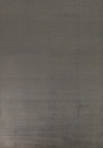 Gray/ Green Gabbeh Persian Area Rug 10x13
