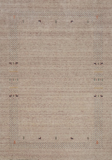 Handmade Gabbeh Indian Area Rug 9x11