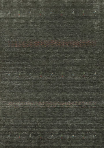 Wool Gabbeh Indian Area Rug 9x11
