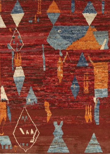Geometric Moroccan Oriental Area Rug 6x9