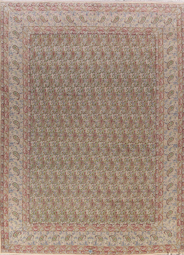 Vegetable Dye Signed Mood Persian Area Rug 10x13