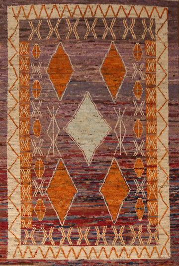 Geometric Moroccan Oriental Area Rug 7x10