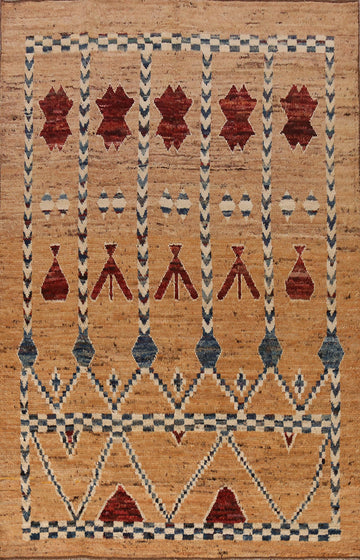 Geometric Moroccan Oriental Area Rug 7x10
