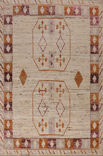 Geometric Moroccan Oriental Area Rug 7x10