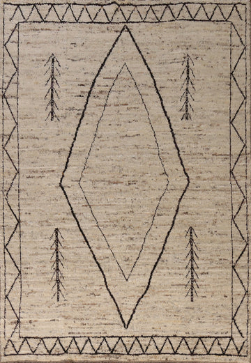 Geometric Moroccan Oriental Area Rug 7x10
