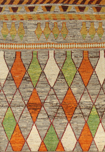 Geometric Moroccan Oriental Area Rug 7x10