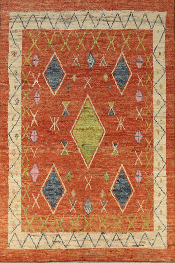 Geometric Moroccan Oriental Area Rug 7x10