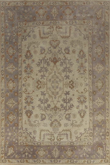 Earth Tone Wool Oushak Indian Area Rug 9x12