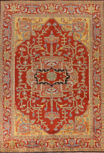 Heriz Serapi Indian Large Rug 12x15