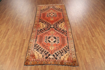 Geometric Hamedan Persian Runner Rug 4x10
