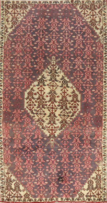 Geometric Ardebil Persian Rug 4x8