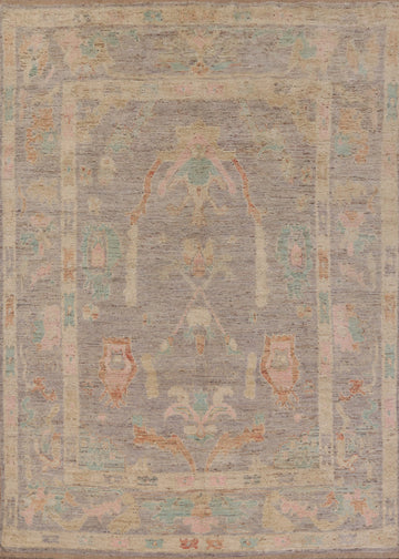 Handmade Wool Oushak Turkish Area Rug 8x10