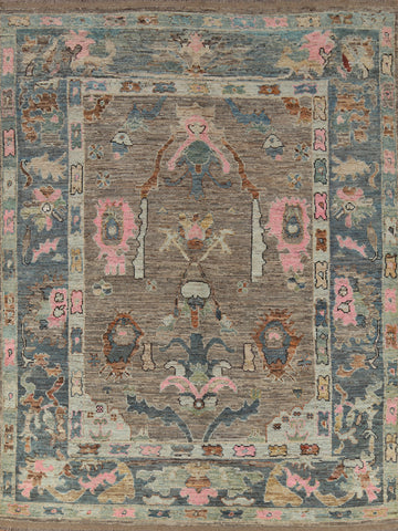 Vegetable Dye Oushak Turkish Area Rug 8x10