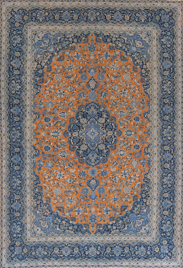 Traditional Floral Tabriz Persian Area Rug 10x13
