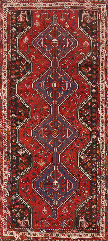 Geometric Shiraz Persian Runner Rug 4x10
