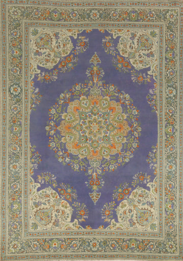 Traditional Wool Tabriz Persian Area Rug 8x11