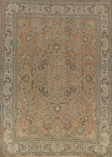 Handmade Floral Tabriz Persian Area Rug 10x13