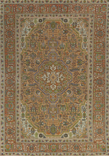 Handmade Wool Tabriz Persian Area Rug 8x11