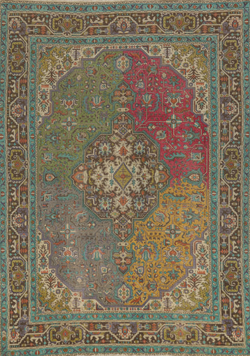 Handmade Wool Tabriz Persian Area Rug 8x11