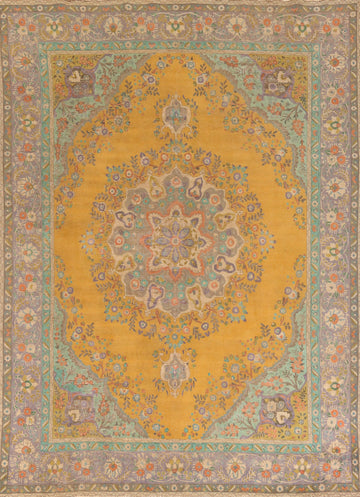 Handmade Wool Tabriz Persian Area Rug 10x13