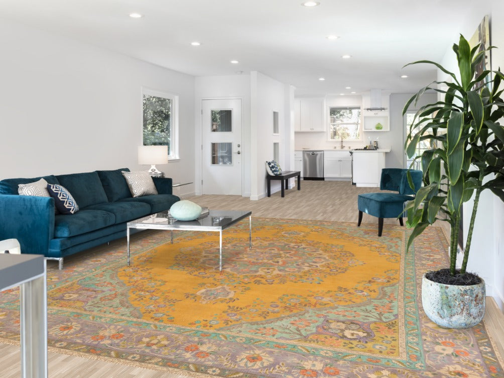 Handmade Wool Tabriz Persian Area Rug 10x13