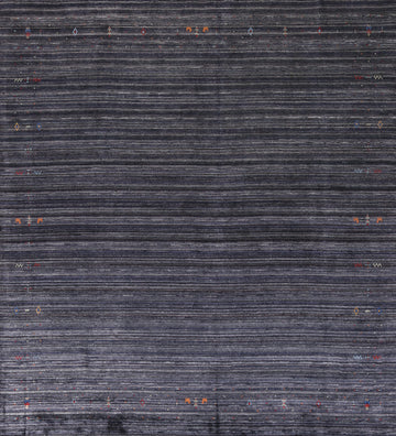 Square Silk Gabbeh Oriental Area Rug 10x10