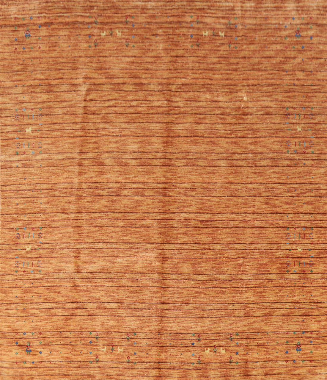 Tribal Silk Gabbeh Oriental Area Rug 8x8