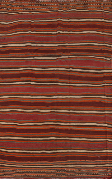 Vegetable Dye Kilim Persian Area Rug 5x8