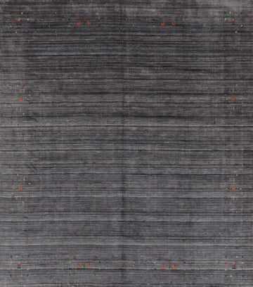 Square Silk Gabbeh Oriental Area Rug 9x9