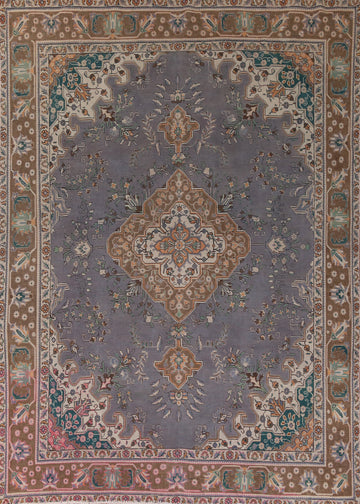 Traditional Wool Tabriz Persian Area Rug 10x12