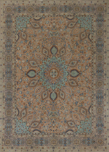 Traditional Wool Tabriz Persian Area Rug 10x13