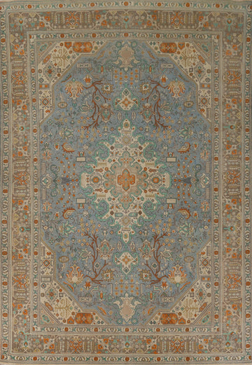Traditional Wool Tabriz Persian Area Rug 8x11
