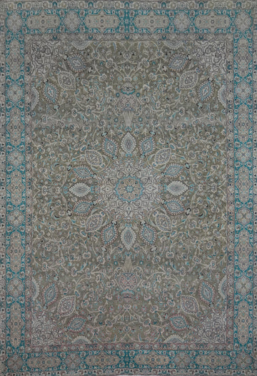 Traditional Wool Tabriz Persian Area Rug 9x13
