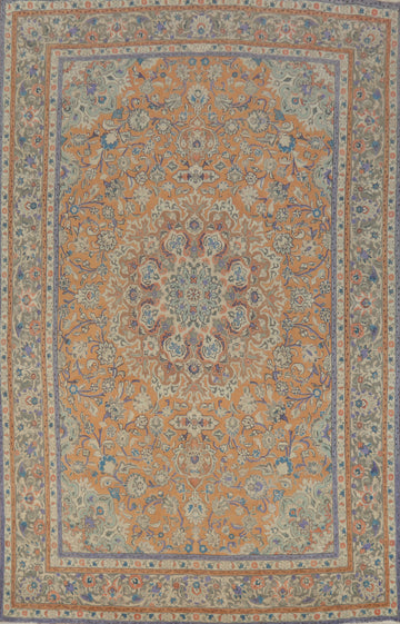 Floral Wool Tabriz Persian Area Rug 8x11