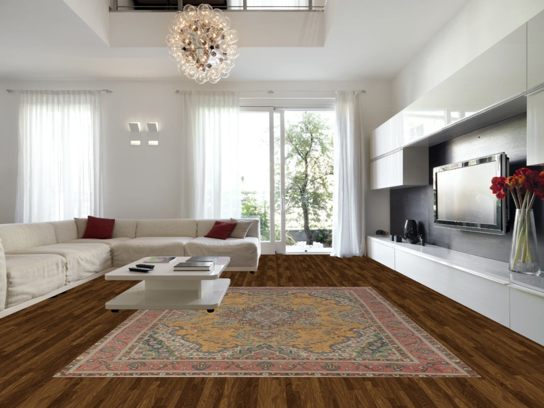 Traditional Wool Tabriz Persian Area Rug 10x13