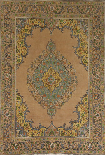 Traditional Wool Tabriz Persian Area Rug 8x11