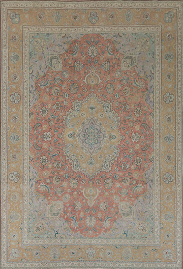 Vintage Floral Heriz Persian Area Rug 10x13