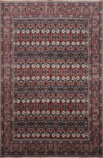 Vegetable Dye Wool Bidjar Persian Area Rug 8x12